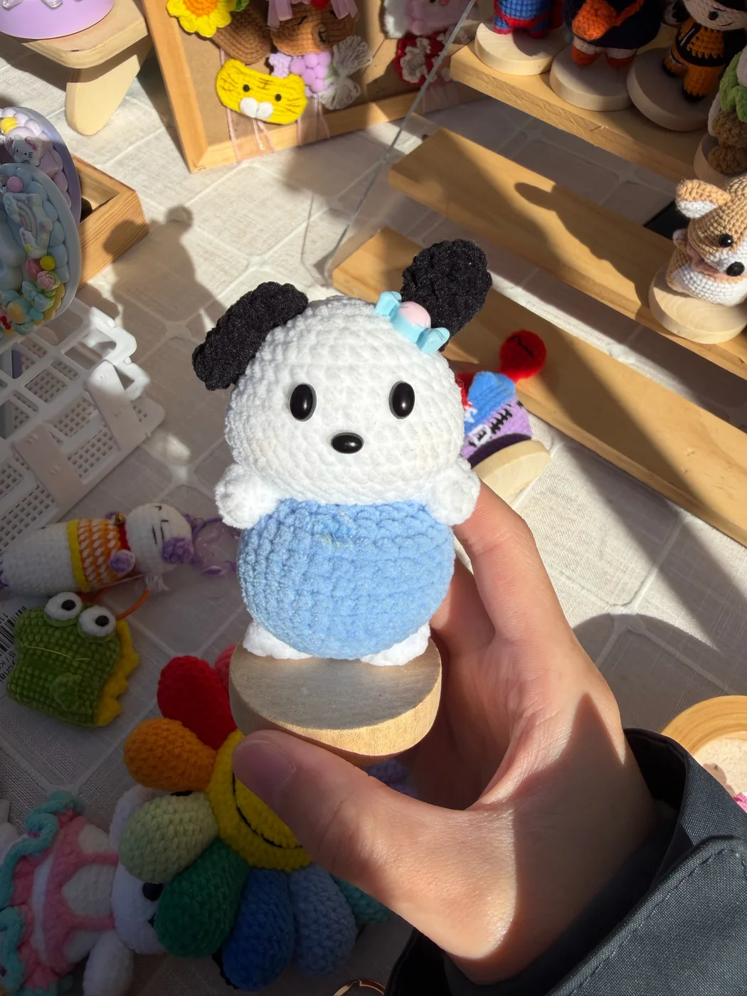 Blue Sweater Panda — original product photograph (8112)